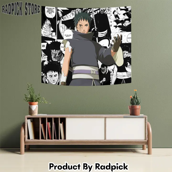 Uchiha obito tapestry custom anime mix manga home decor  rp5947307